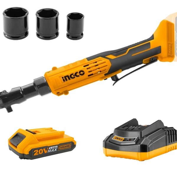 Ingco 20V Cordless 3/8" Dr. Ratchet