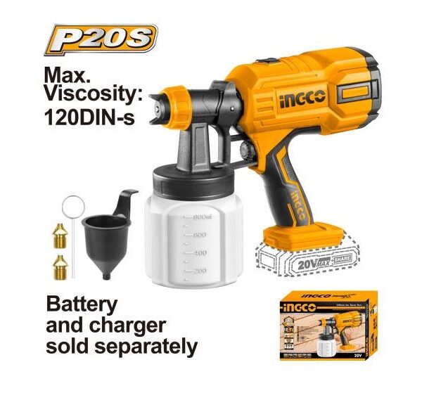 Ingco 20V Cordless Spray Gun
