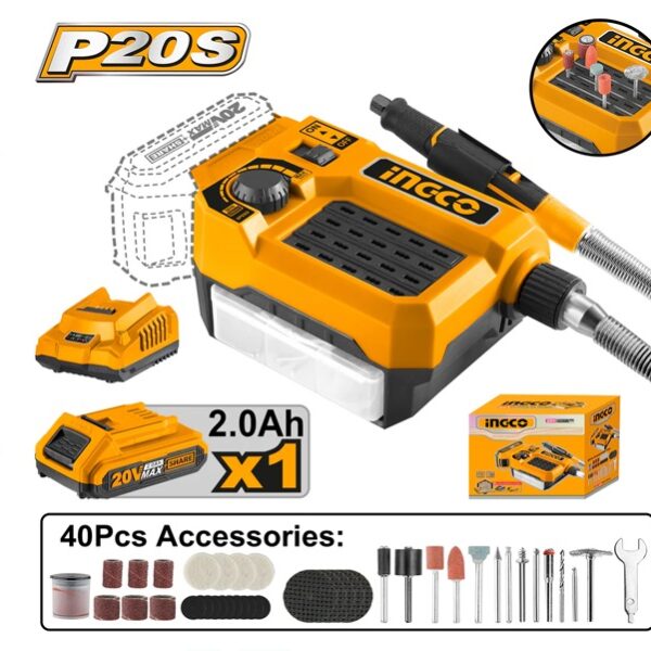 Ingco 20V  Cordless Die Grinder