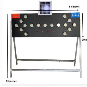 Solar Powered LED Roadside Arrow Sign