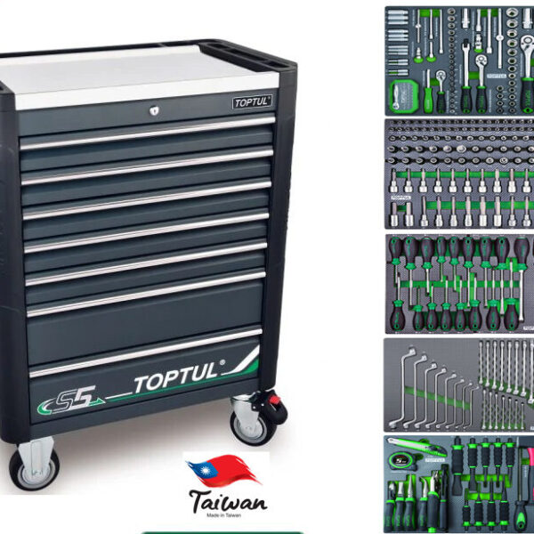 Toptul 7 Drawers Bumper Tool Kit with 340pcs Tools