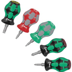 Wera Stubby Screwdriver Set