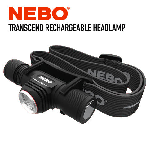 1 Nebo TRANSCEND Rechargeable Headlamp - Image 1