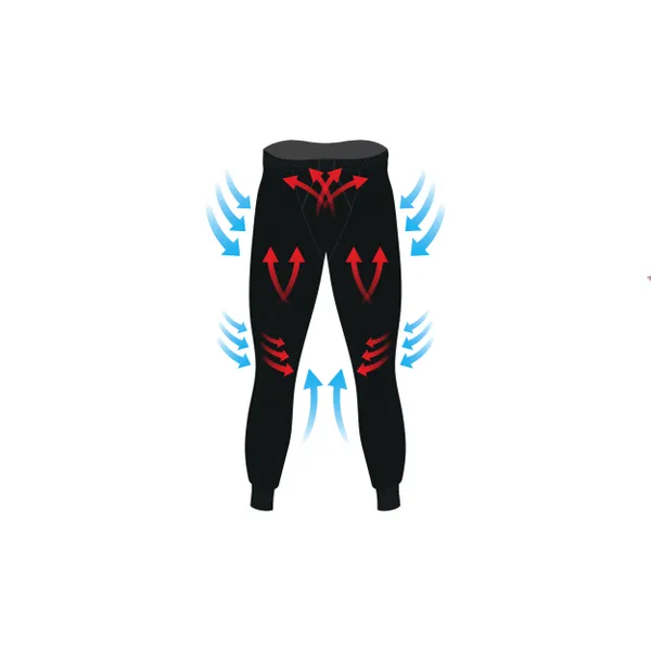12 Thermal Insulated Wool Pant Black - Image 1