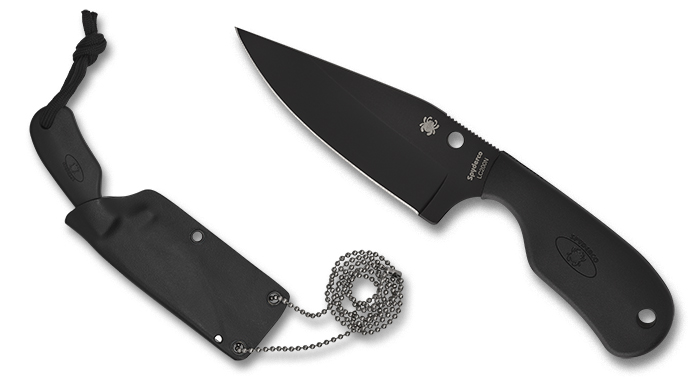 2 Spyderco SUBWAY BOWIE BLACK BLADE - Image 1