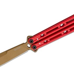 Kershaw LUCHA - STEEL CERAKOTE RED/BRZ