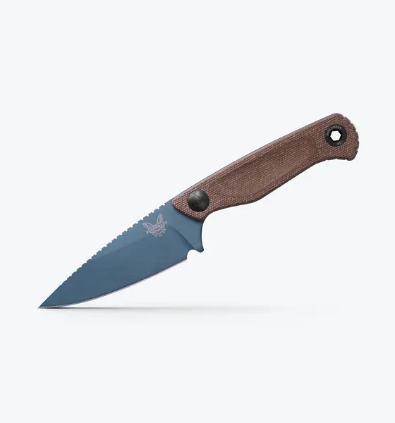 Benchmade Dacian | Brown Canvas Micarta | Spear Point