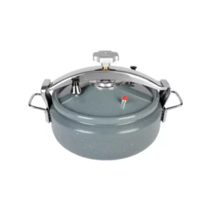 Short Aluminum Pressure Cooker Ceramic Coated