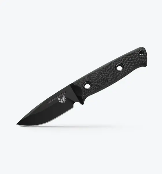 Benchmade Mini Bushcrafter | Carbon Fiber | Drop-point
