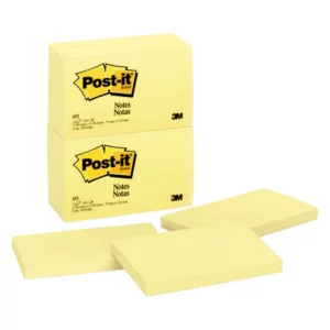 Yellow Post-it Stickies Notes 3x5 for Office & Home