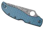 Spyderco Stretch 2 XL Blue Nishijin Damascus Sprint Run - Image 2