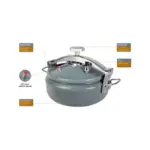 Short Aluminum Pressure Cooker Ceramic Coated - Image 5