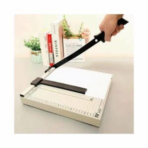 Heavy-Duty Paper Cutter with Self-Sharpening Blade