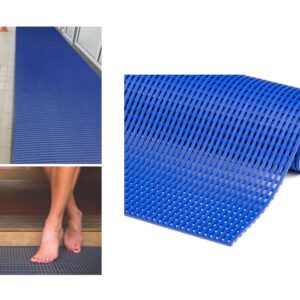 PVC Anti Slip Mat for Wet Area - Blue