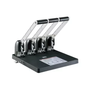 Heavy-duty 4-hole punch machine