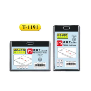 Transparent Acrylic Slide Card Holder