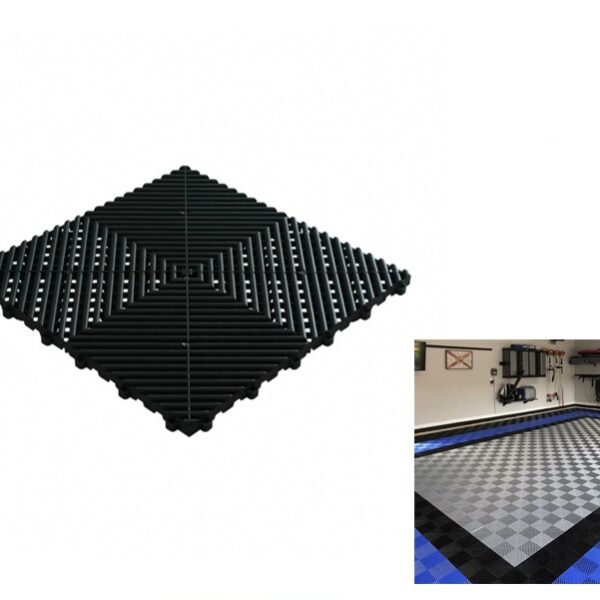 Multifunction Garage Floor Tile - Black