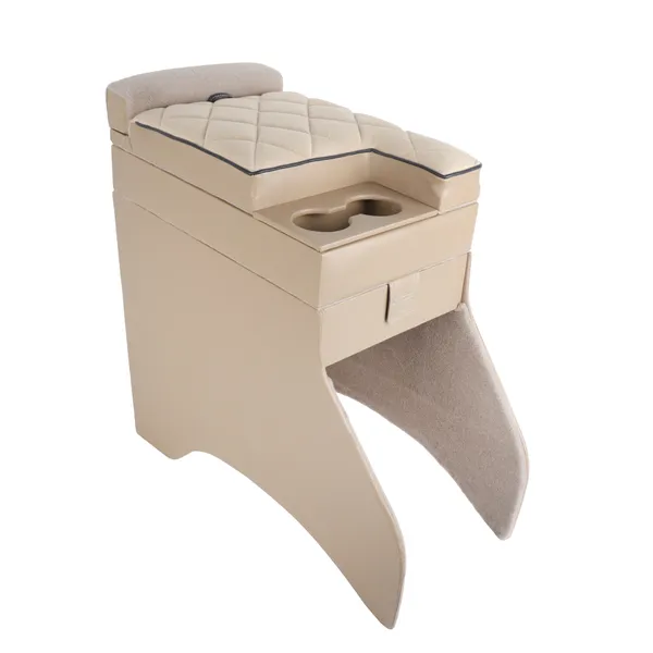 11 Toyota Prado Armrest Beige 2003 - 2023 CAR ARMRESTS - Image 1