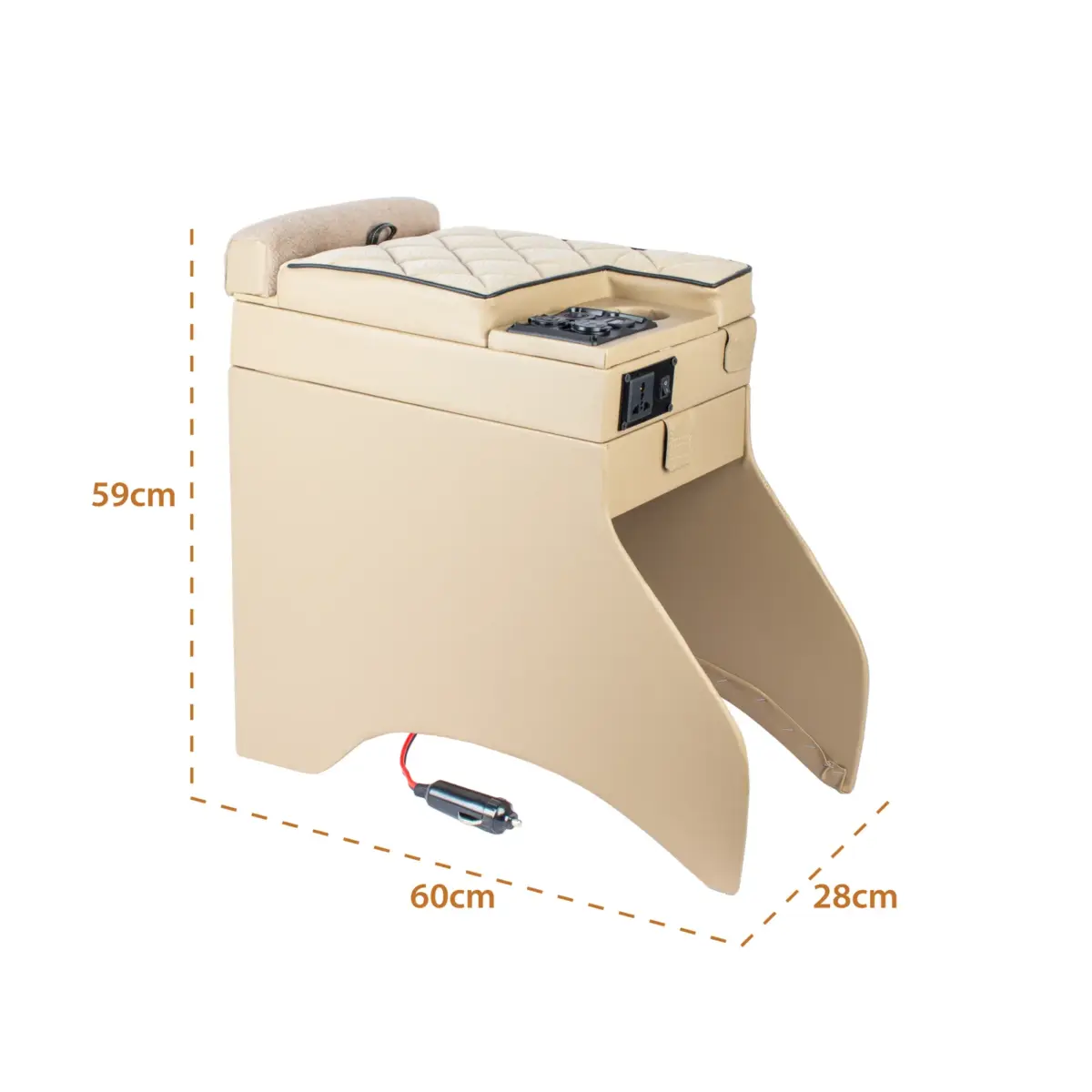 Electric Toyota Prado Armrest Beige 2003 - 2023 - Image 2