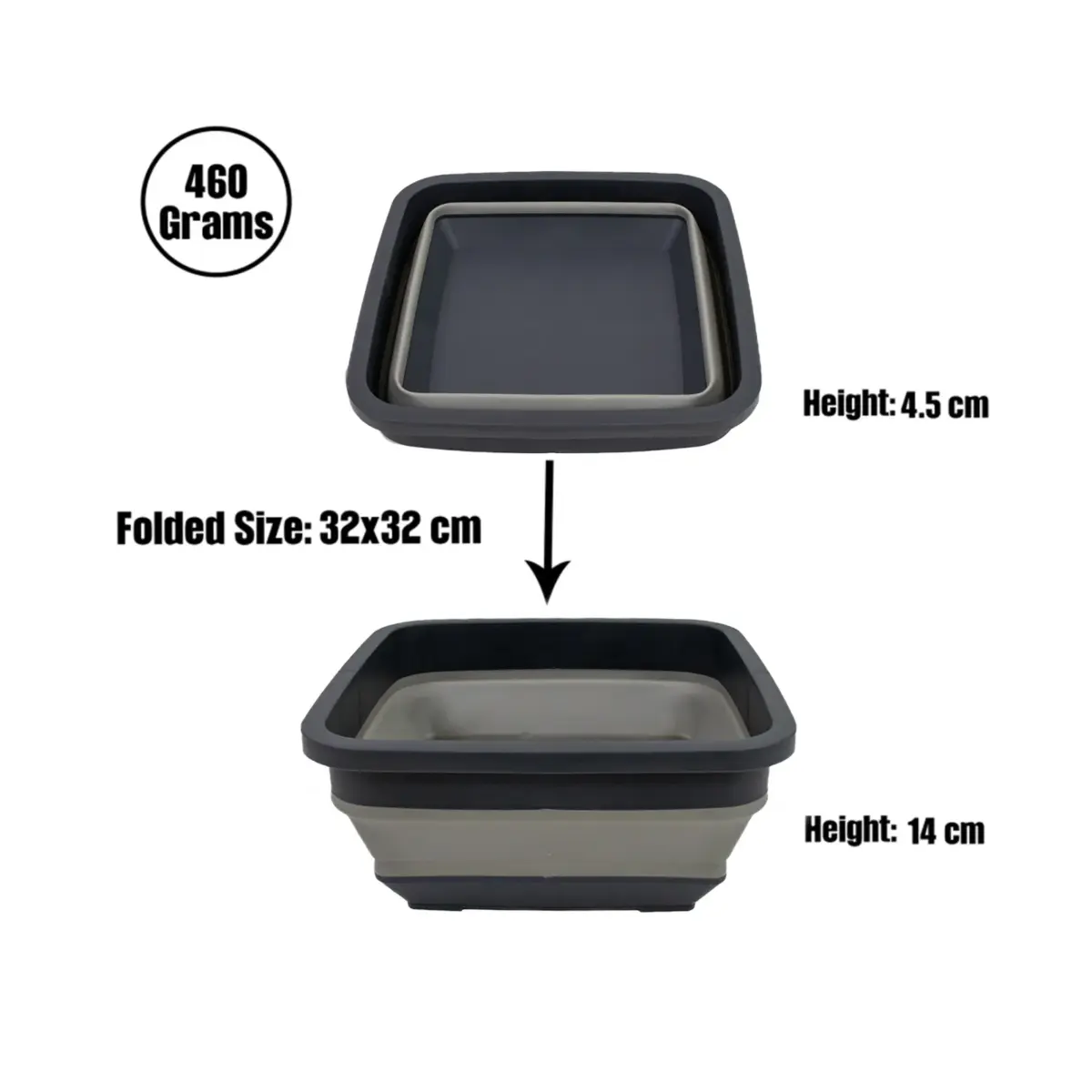 Squared Folding Bucket 32 * 32 - Image 2