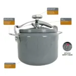 Aluminum Pressure Cooker Ceramic Coated 11L - Image 2