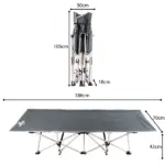 Camouflage Camping Cot CN1751 - Image 2