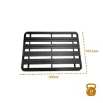 Aluminum Flat Roof Rack 160 x 142.5 CM - Image 2