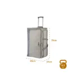 Izba Bag with wheels Grey - Image 3