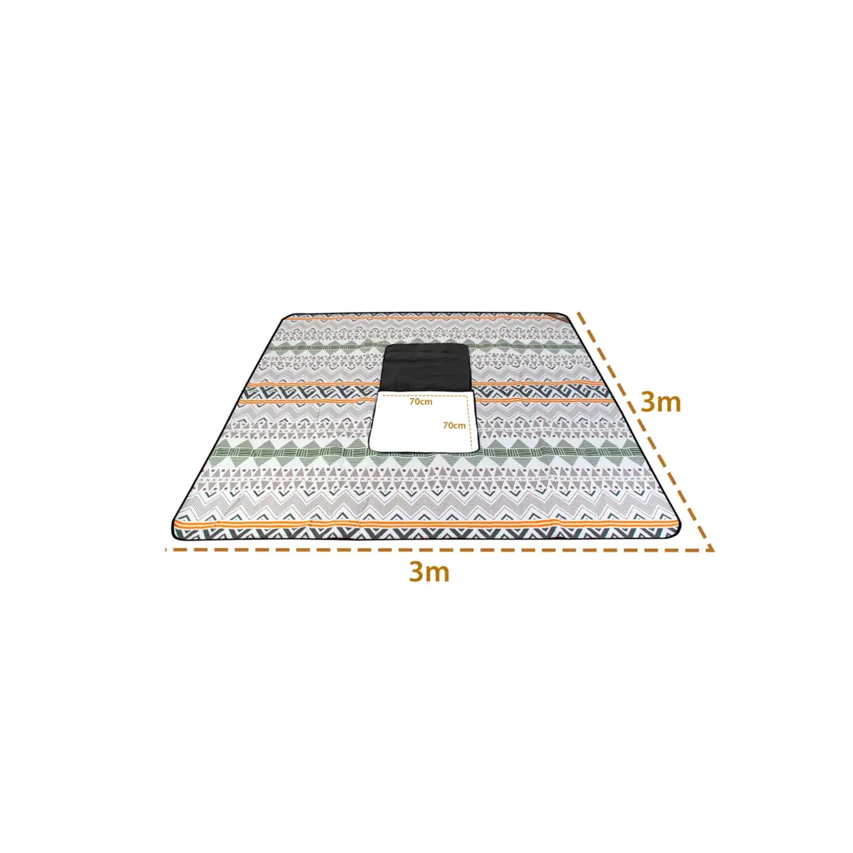 Camouflage Camping Floor Mat MT90 - Image 3