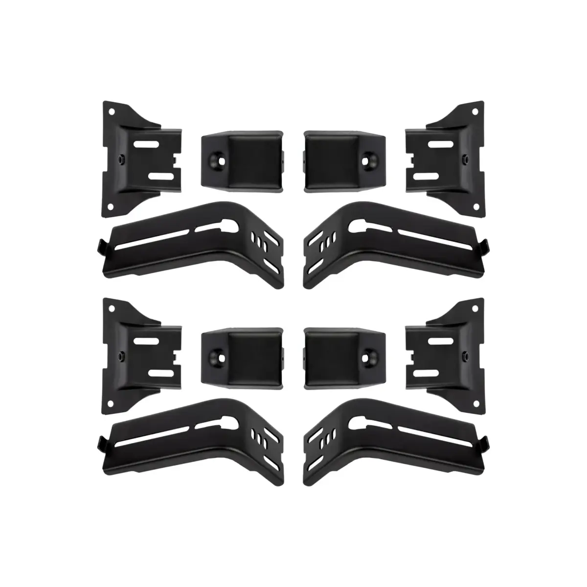 Pickups Rain Gutter Brackets Set for Aluminum Flat Roof Rack - 4 PCS - Image 2