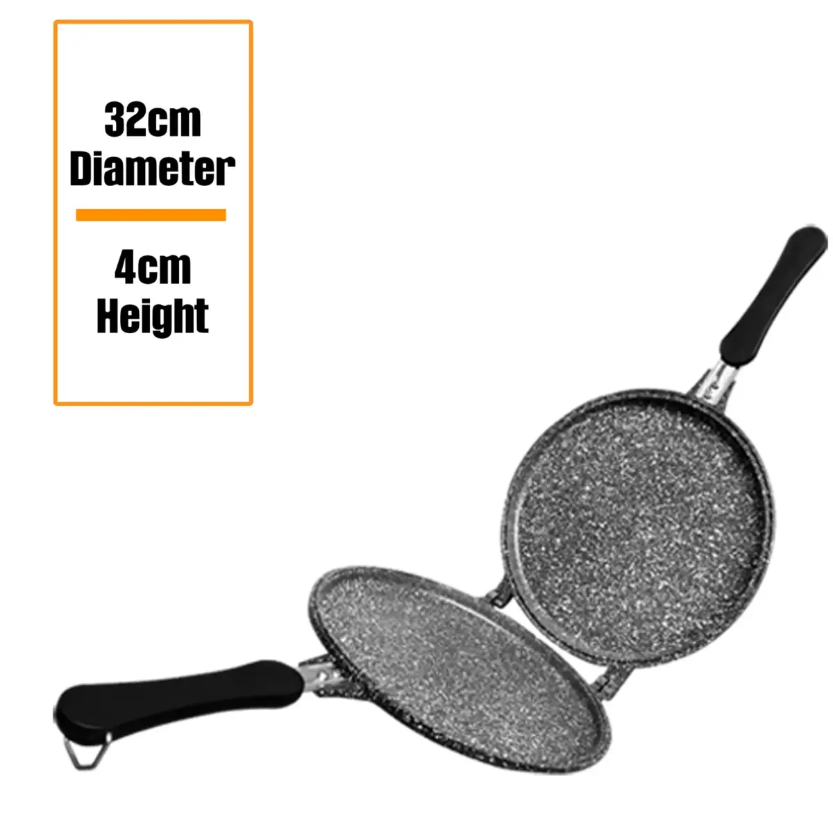 Granite Round Pan Double-32 CM - Image 2