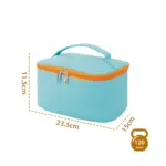 Travel Cosmetic Bag Turquoise,Pink,Yellow - Image 3