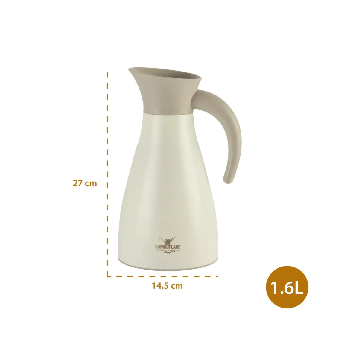 Thermal Flask - Beige - Image 3