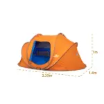 Camouflage Mabeet Double Layer Tent H2 2.4 x 1.4 M - Orange - Image 3