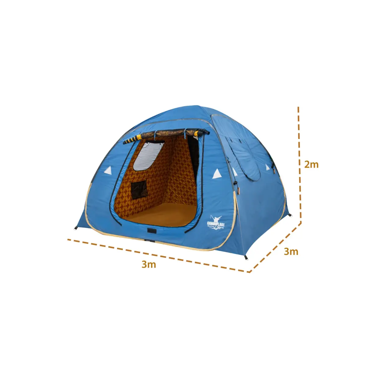 Mekshat Tent TN300 3 x 3 M - Blue - Image 4