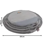 Bag with Trays Grey, Wooden - Image 2