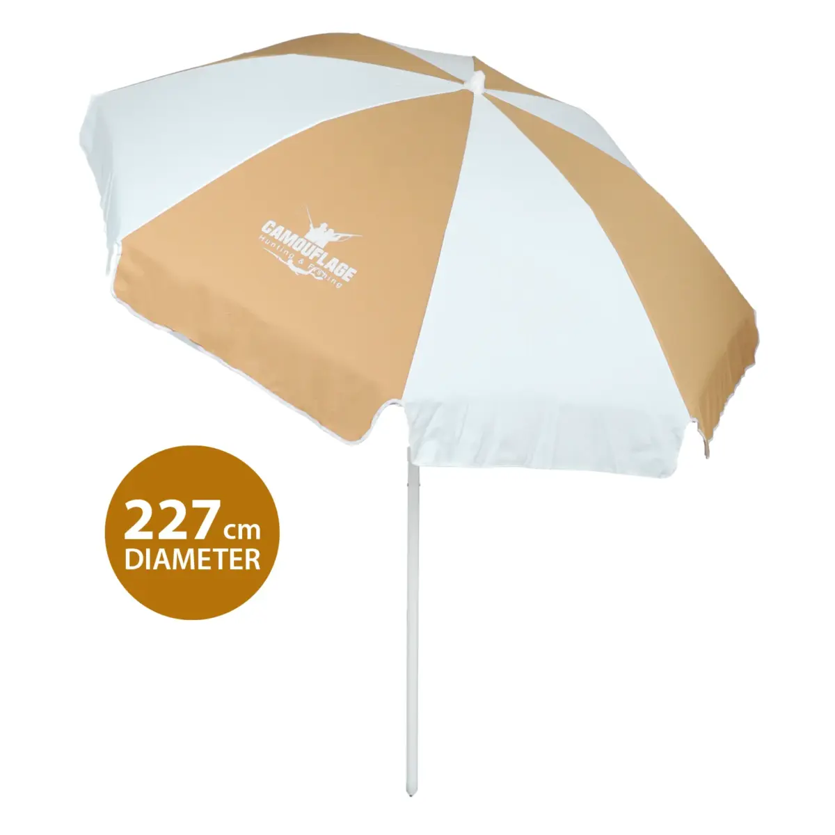 Beach umbrella 227cm - beige - Image 3