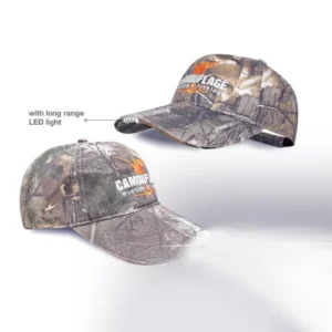 Camouflage Realtree Cap with Light