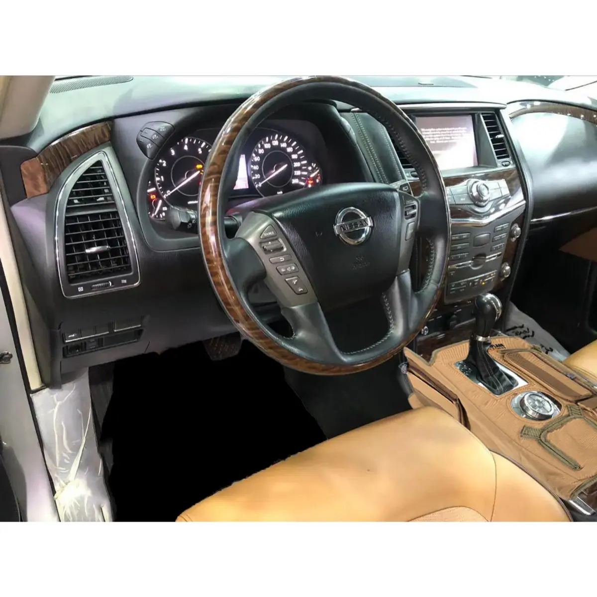 Camouflage Nissan Patrol 2010/2015 Car Center Console Cover - 10635NC - Image 2