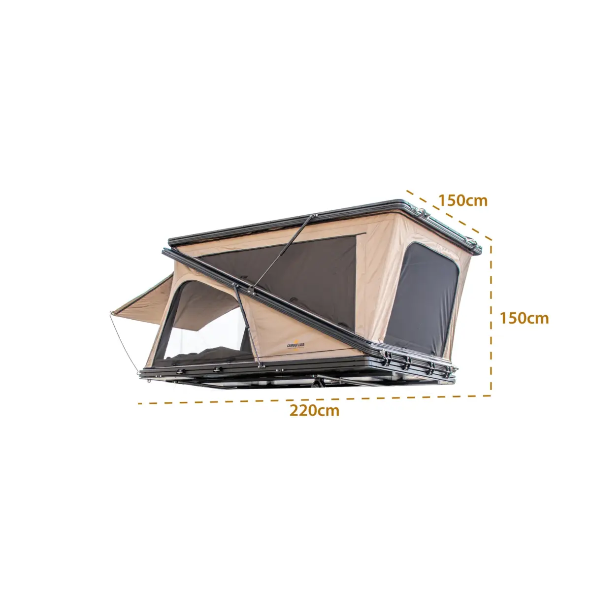 Camouflage Car Roof-Top Tent Z - Image 2