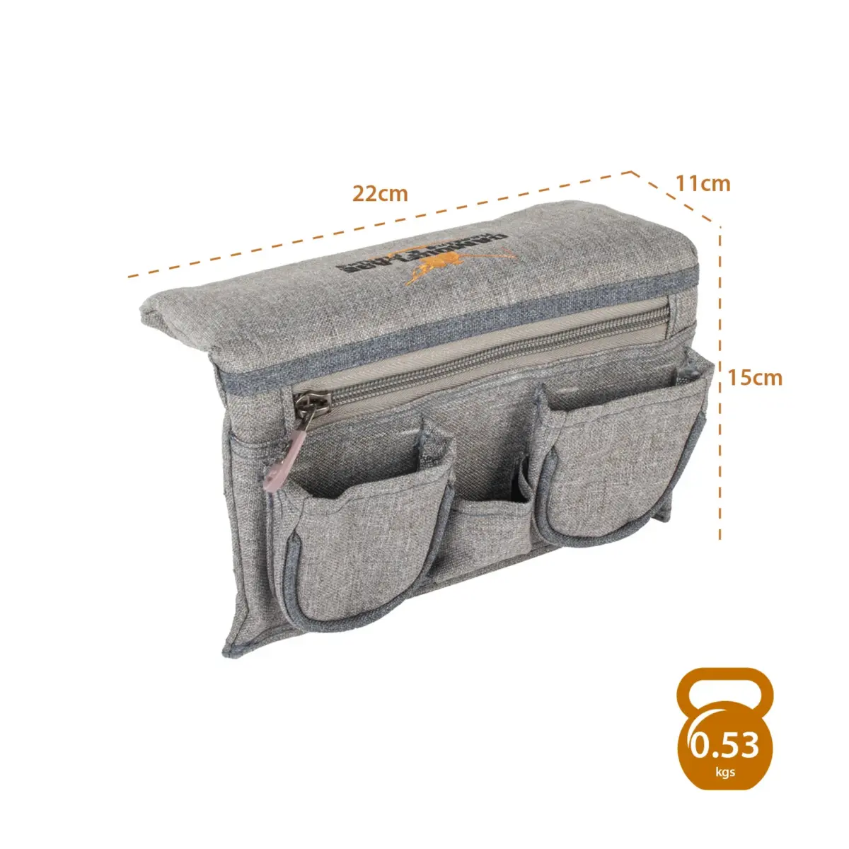 Car Door Armrest - Grey - Image 2
