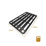 Aluminum Flat Roof Rack 220 x 125 CM - Image 2