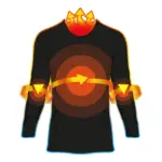 Thermal Insulated Long Sleeve Vest Double Layer - L Black - Image 2