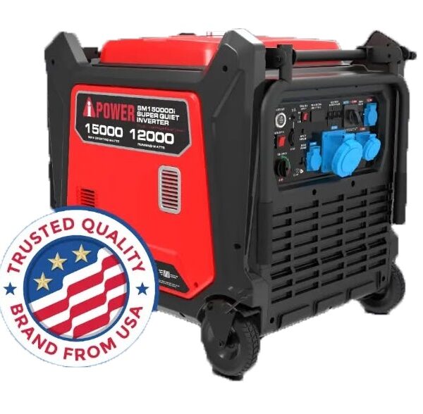 iPower 15000W Silent Gasoline Generator