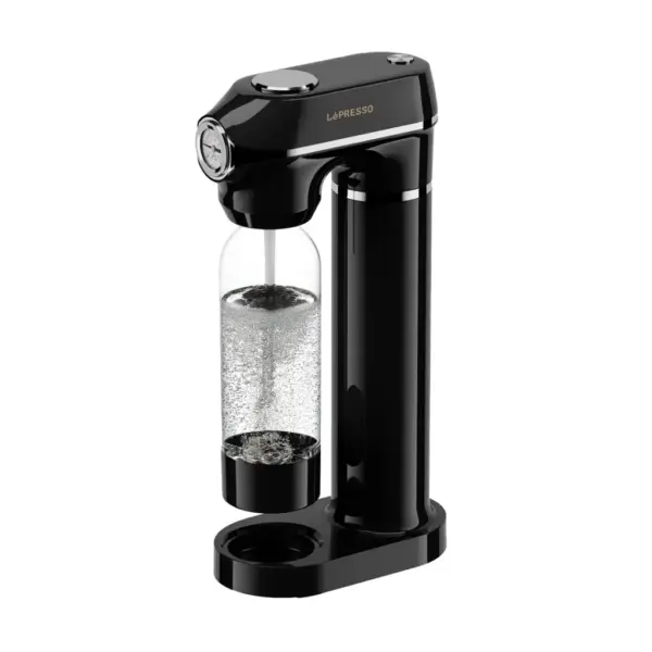 Lepresso Carbonator Instant Sparkling Water 1L - Black
