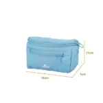 Camouflage Travel Waist Pouch Light Blue, Grey - Image 2