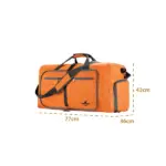 Camouflage Travel Duffle Bag orange - Image 2