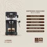 Lepresso Suprema Espresso Machine - Black - Image 2