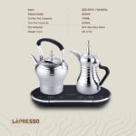 LePresso Dual Pot Arabic Coffee And Tea Dallah - Image 2