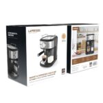LePresso Coffee Machine 20 Bar Powerful Pressure Pump With Capsule Filter and Funnel - Black - Image 2